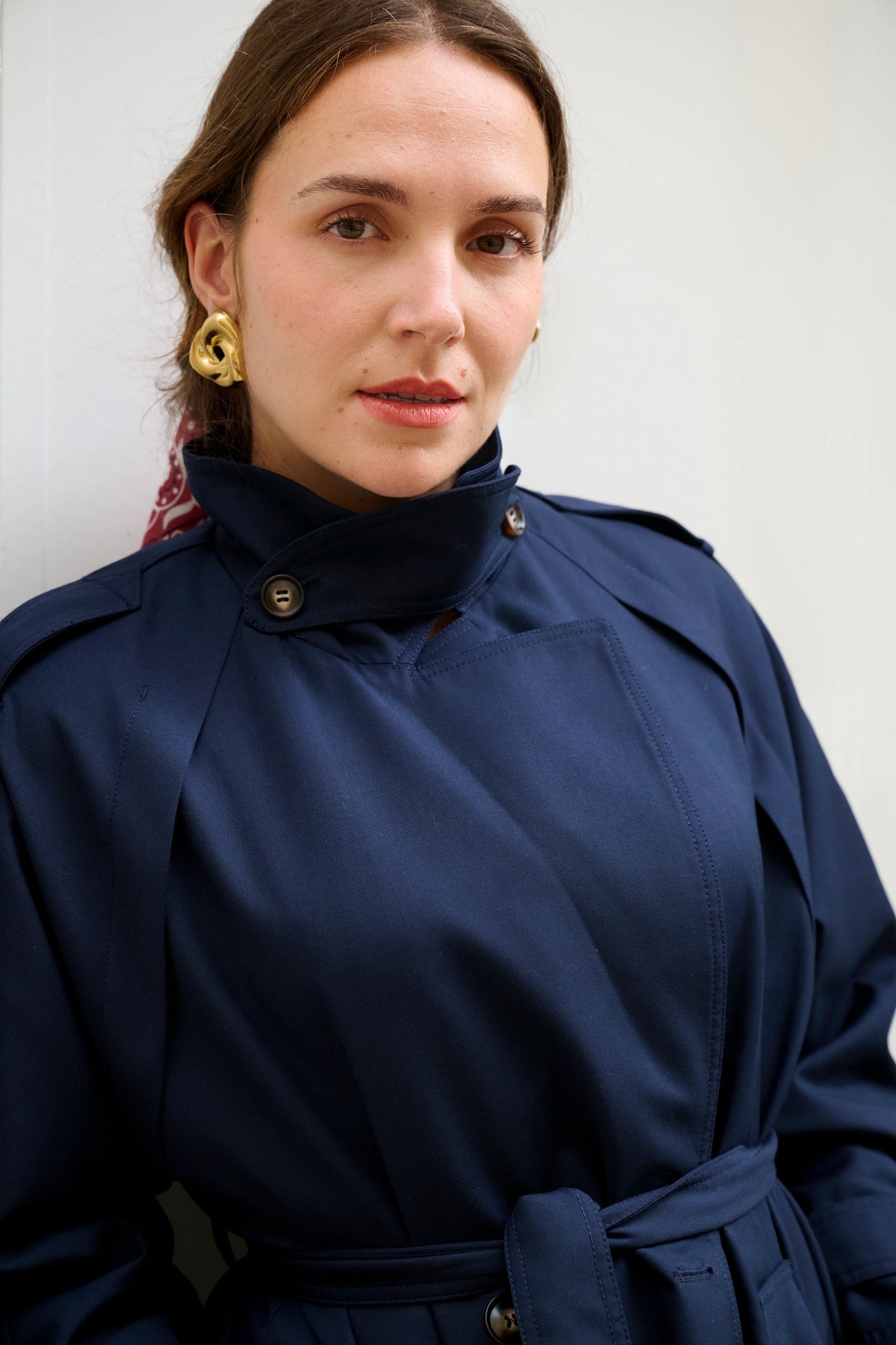 Navy trench coat 2