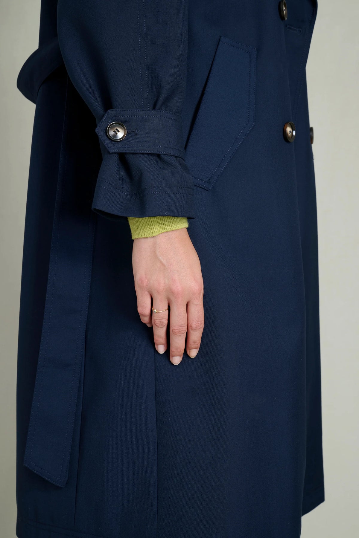 Navy trench coat 4