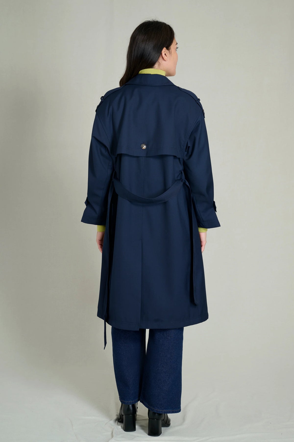 Navy trench coat 7