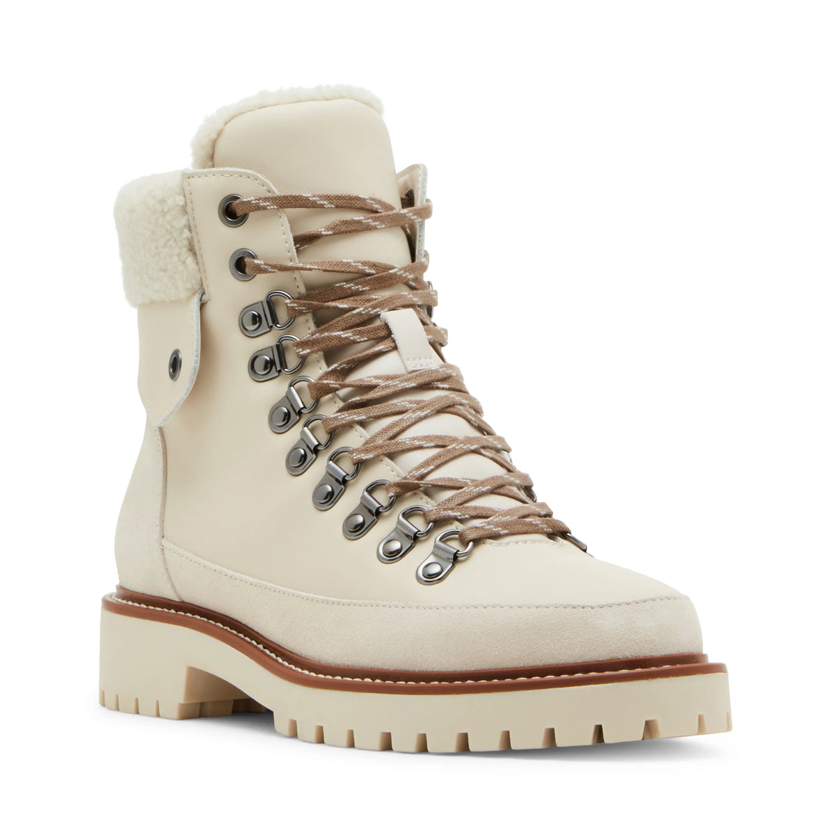 Nerina Snow Boots Women | Leather, Faux Fur Lined, Lace-Up Design 0