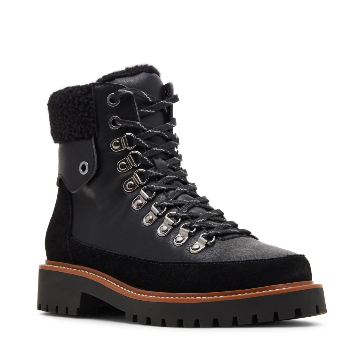 Nerina Snow Boots Women | Leather, Faux Fur Lined, Lace-Up Design 9
