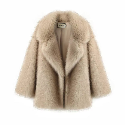 Nexa Gradient Faux Fur Coat | Oversized, Thick Winter Coat for Women 6