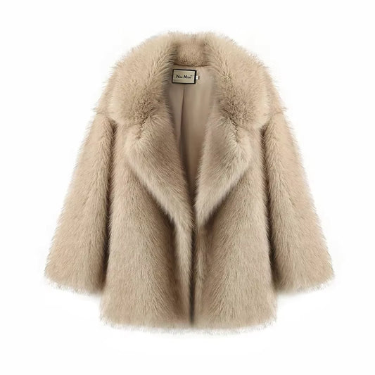 Nexa Gradient Faux Fur Coat | Oversized, Thick Winter Coat for Women 6