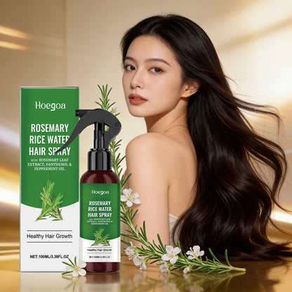 Nourish & Grow | Rosemary Hair Growth Spray with Rice Water for Hydration and Thickness 0
