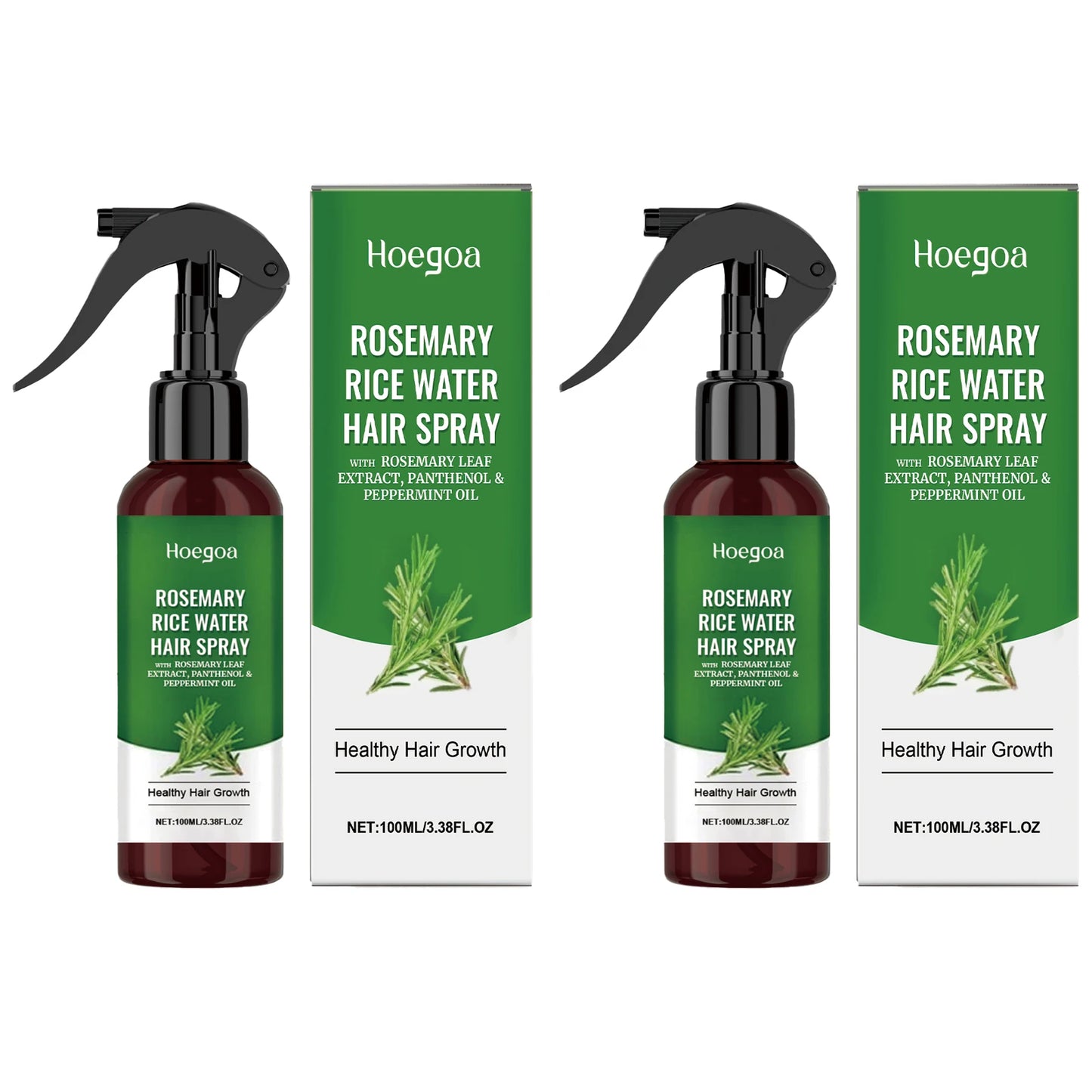 Nourish & Grow | Rosemary Hair Growth Spray with Rice Water for Hydration and Thickness 8