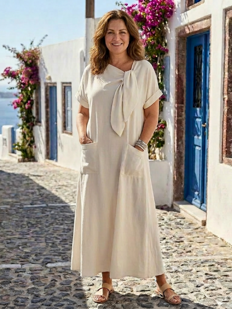 Octavia | Women's Pocket Maxi Dress 0