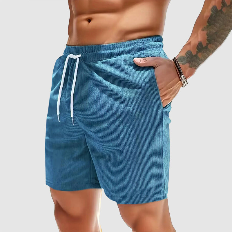 Oliver | Elastic Waist Corduroy Casual Shorts 1