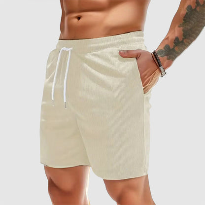 Oliver | Elastic Waist Corduroy Casual Shorts 4