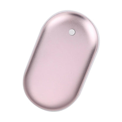 Cozy Companion | Rechargeable Hand Warmer with Double-Sided Heating | Stylish Gold Finish for Comfort Anywhere 1