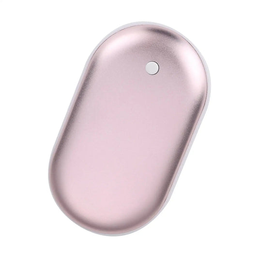 Cozy Companion | Rechargeable Hand Warmer with Double-Sided Heating | Stylish Gold Finish for Comfort Anywhere 1