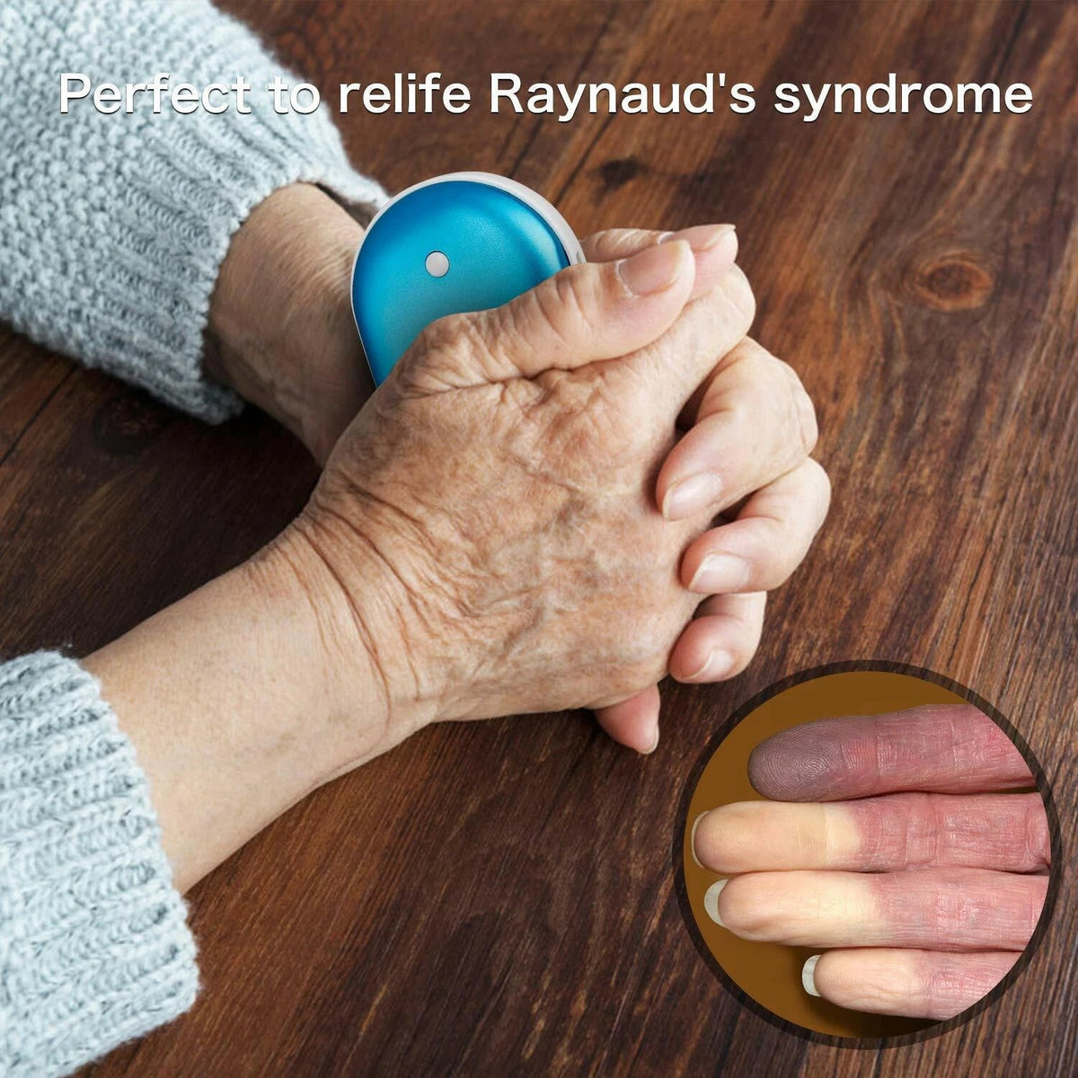 Cozy Companion | Rechargeable Hand Warmer with Double-Sided Heating | Stylish Gold Finish for Comfort Anywhere 4