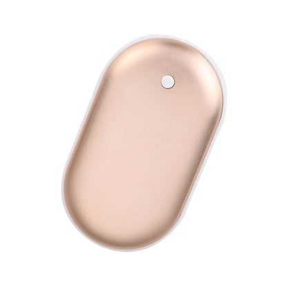 Cozy Companion | Rechargeable Hand Warmer with Double-Sided Heating | Stylish Gold Finish for Comfort Anywhere 7