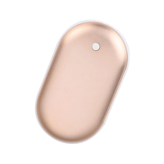 Cozy Companion | Rechargeable Hand Warmer with Double-Sided Heating | Stylish Gold Finish for Comfort Anywhere 7