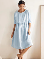 Olivia | Elegant Lightweight A-Line Summer Dress for Wedding Guests 0