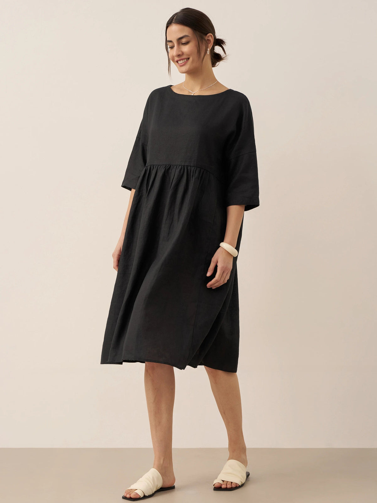 Olivia | Elegant Lightweight A-Line Summer Dress for Wedding Guests 11