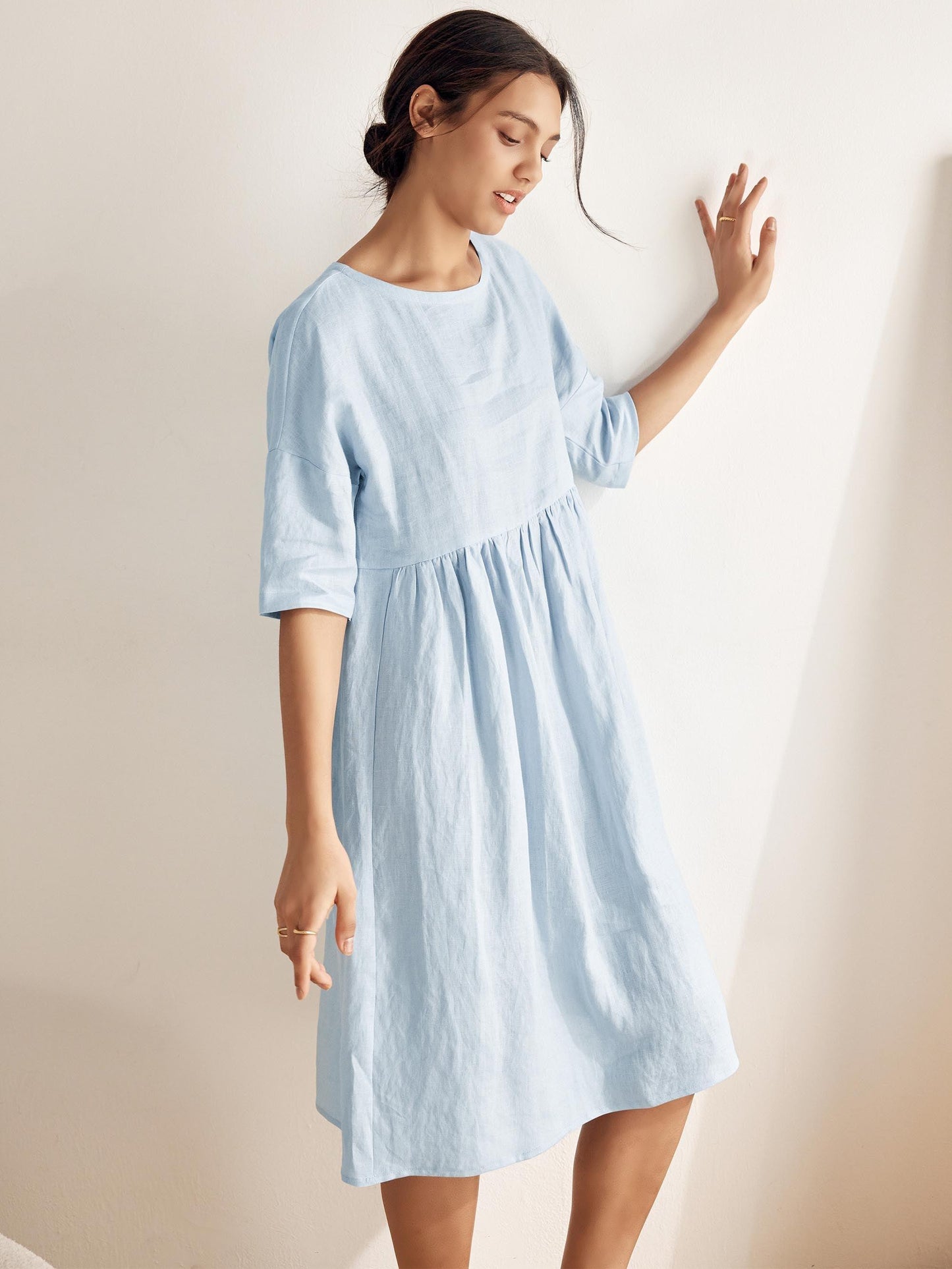 Olivia | Elegant Lightweight A-Line Summer Dress for Wedding Guests 6