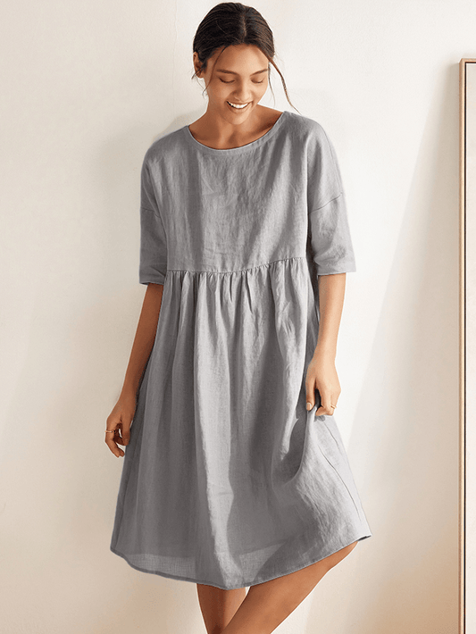 Olivia | Elegant Lightweight A-Line Summer Dress for Wedding Guests 9