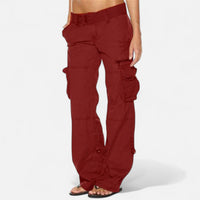 Olivia | Relaxed Black Cargo Pants for Women 0