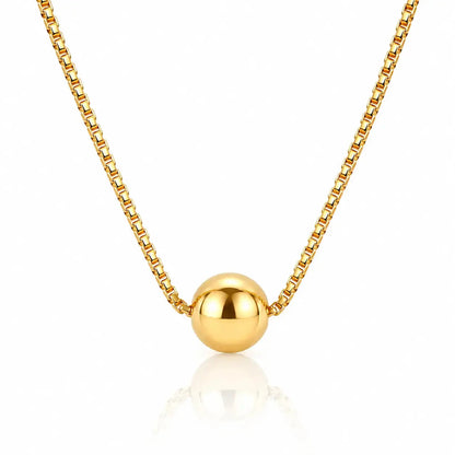 Orbit Ball Pendant Necklace - 18K Gold Plated 0