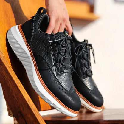 Oscar | Leather Oxford Sneakers 4