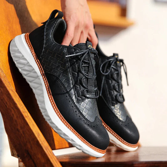 Oscar | Leather Oxford Sneakers 4