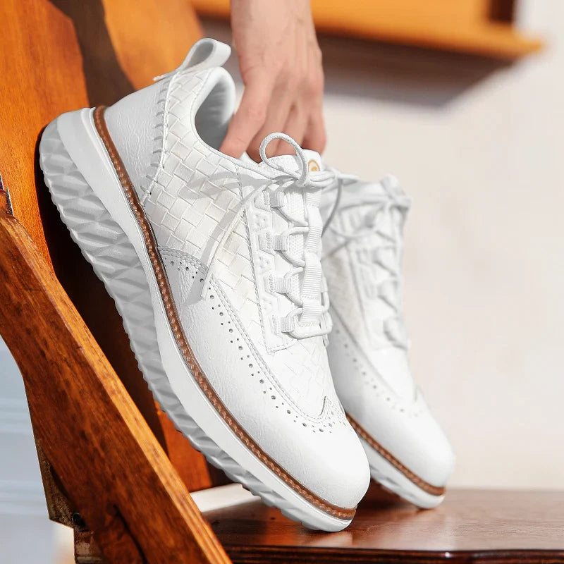 Oscar | Leather Oxford Sneakers 5