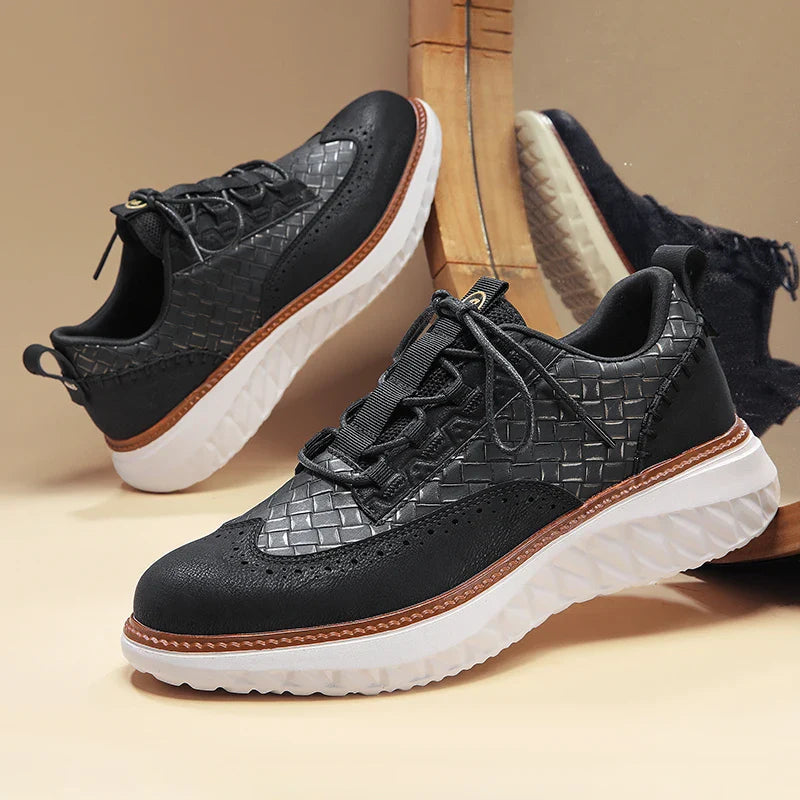 Oscar | Leather Oxford Sneakers 7