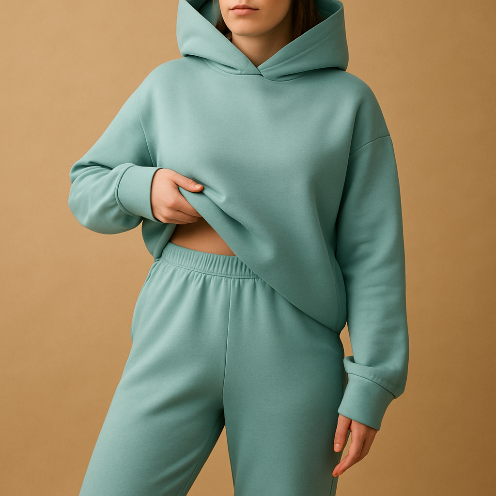 Oversized hoodie and jogger set for women | Hazel 7