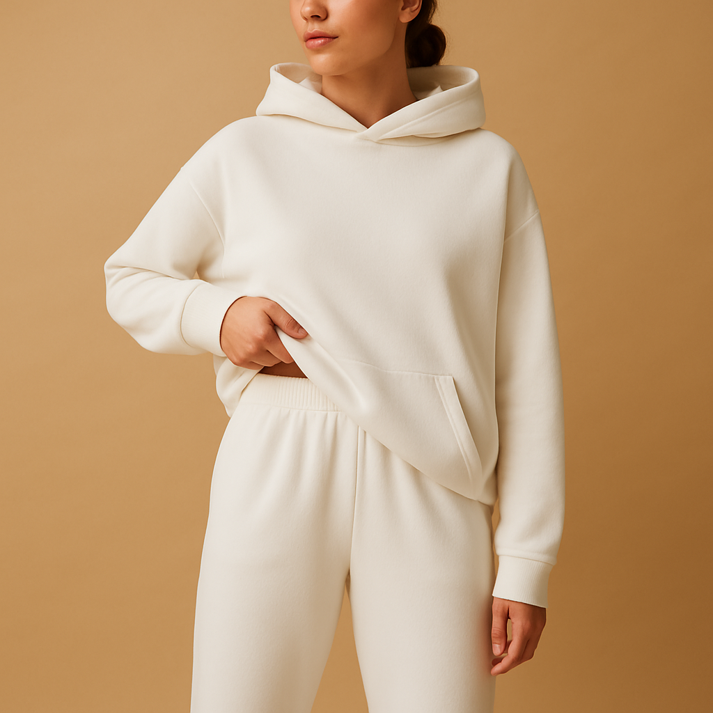 Oversized hoodie and jogger set for women | Hazel 8