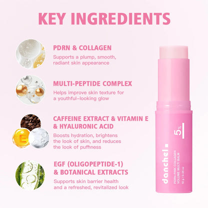 PDRN Pink Collagen Multi Balm | Deep Hydration & Brightening Treatment for Youthful Skin 2