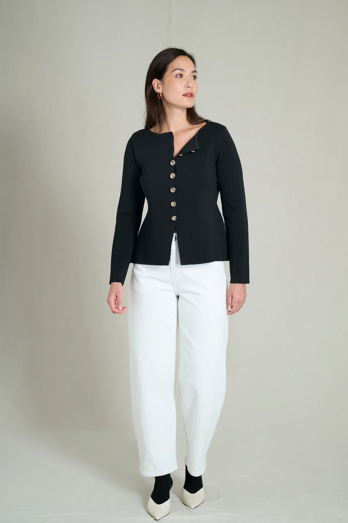 PLAIN KNITTED VEST 1