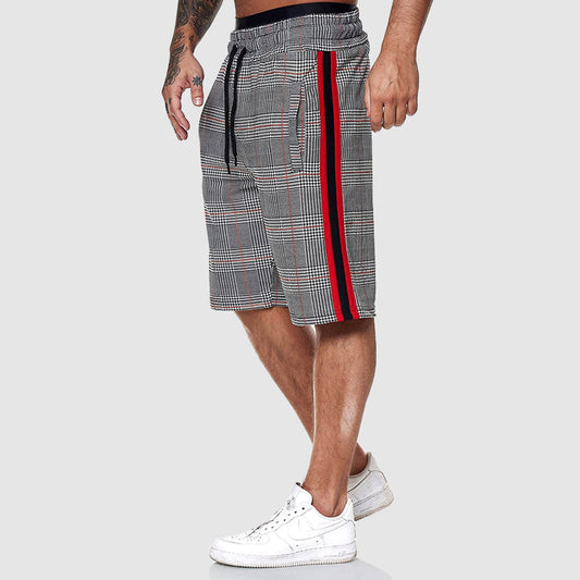 Parker | Relaxed Fit Plaid Drawstring Shorts 0
