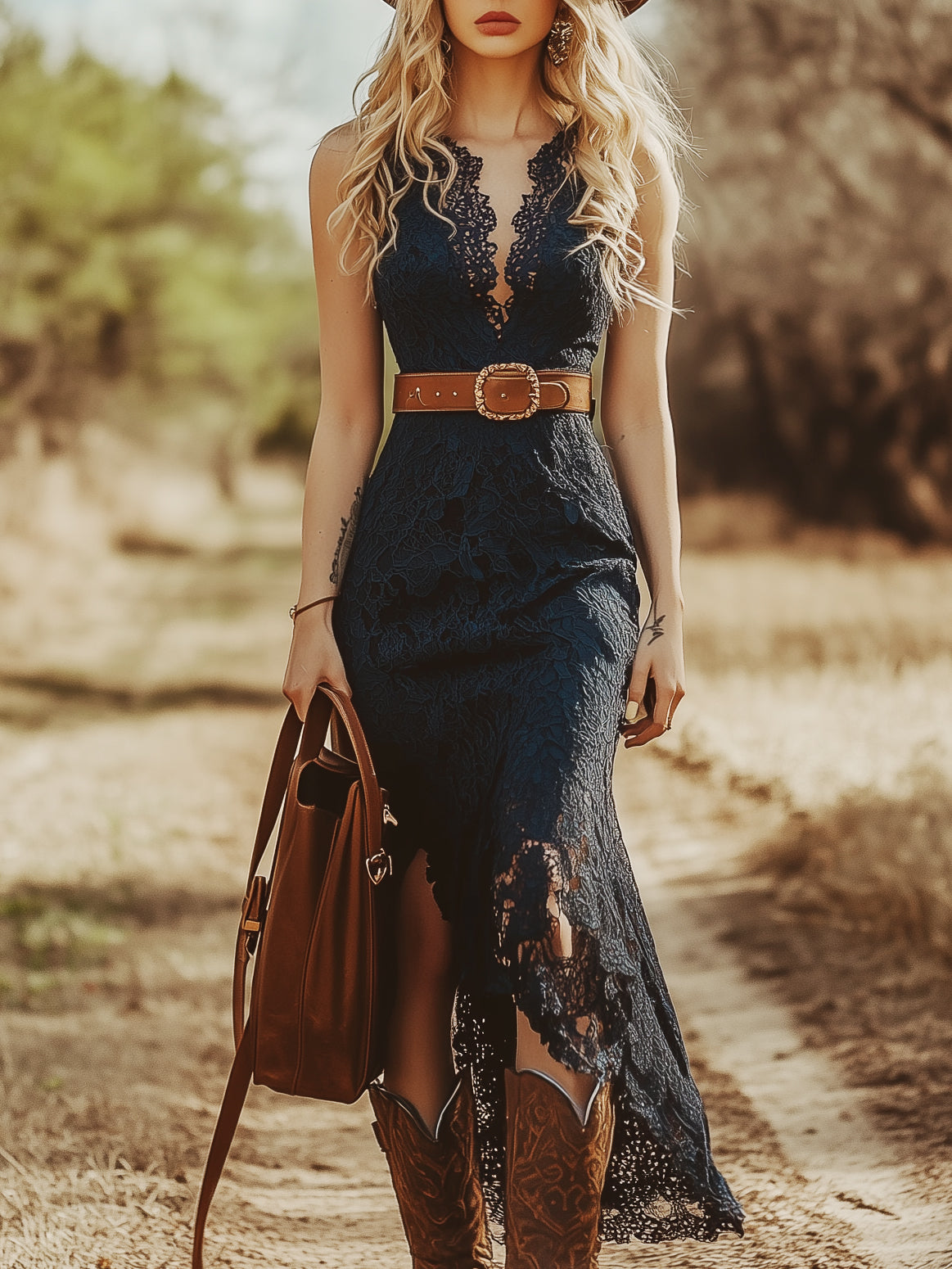 Pearl | V-Neck Sleeveless Midi Dress 0