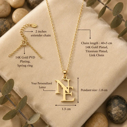 Personalized Intertwined Initials Necklace in 925 Sterling Silver 7