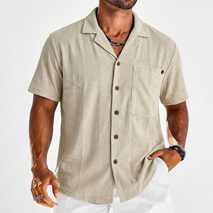 Philip | Linen Short Sleeve Resort Shirt 0