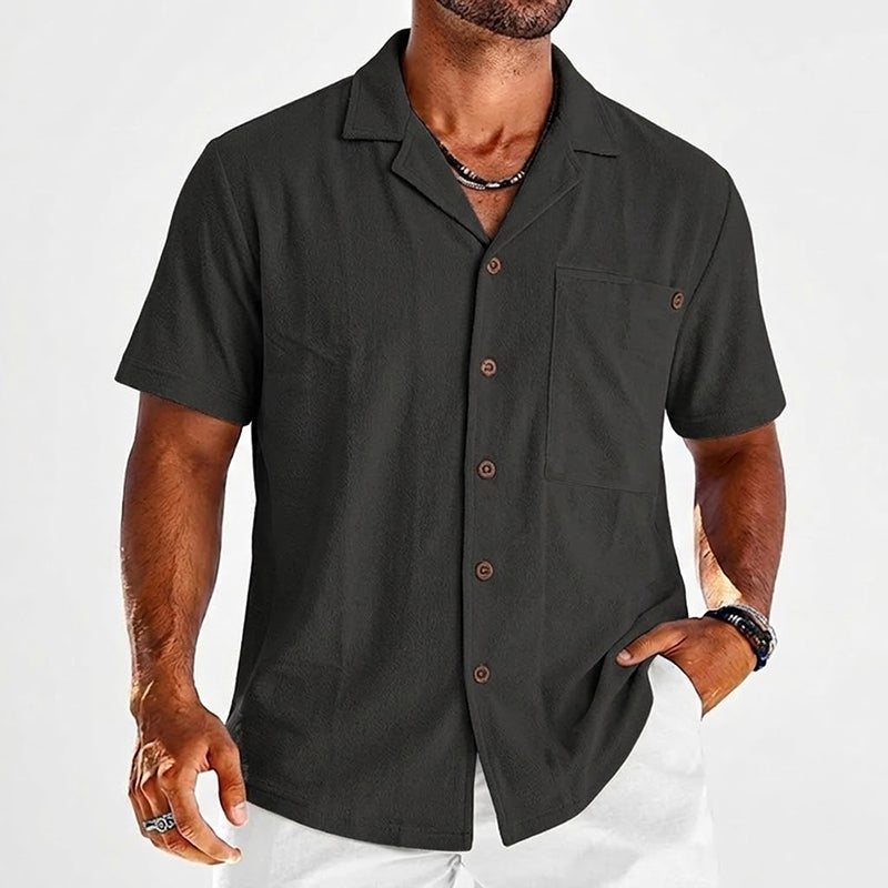 Philip | Linen Short Sleeve Resort Shirt 1