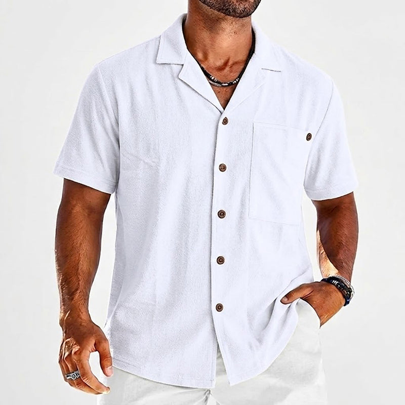 Philip | Linen Short Sleeve Resort Shirt 2