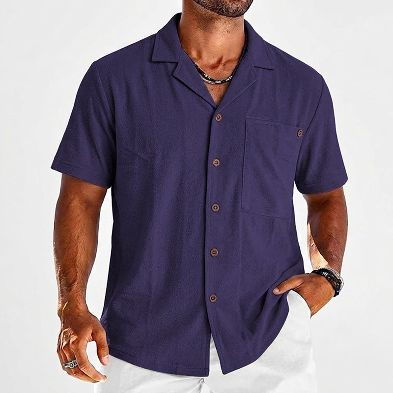 Philip | Linen Short Sleeve Resort Shirt 3