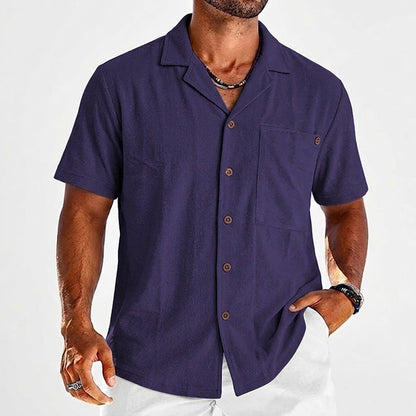 Philip | Linen Short Sleeve Resort Shirt 3