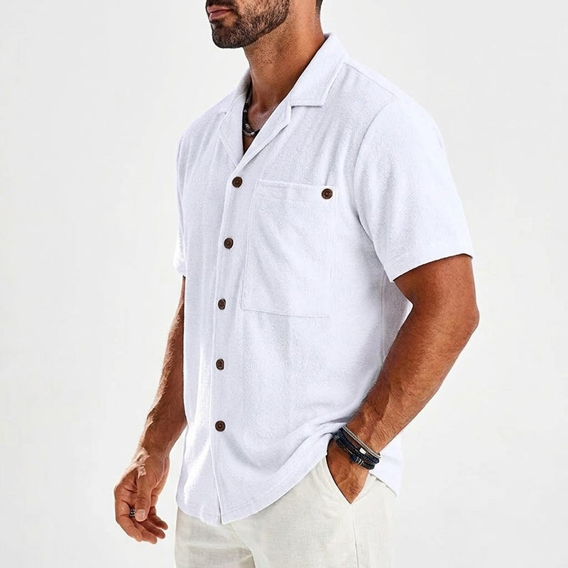 Philip | Linen Short Sleeve Resort Shirt 4