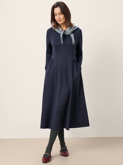 Pleated Waist Midi Dress BEATRICE 7