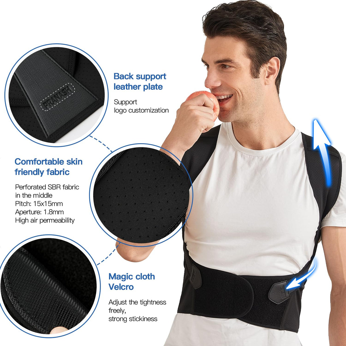 Posture Perfect | Adjustable Back Posture Corrector for Pain Relief | Unisex Design for Improved Alignment 1