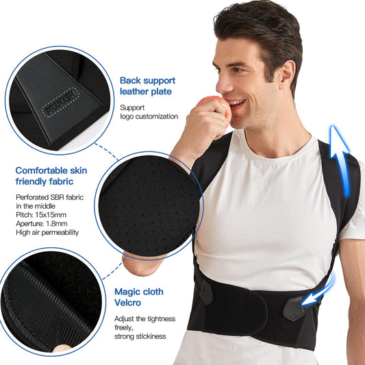 Posture Perfect | Adjustable Back Posture Corrector for Pain Relief | Unisex Design for Improved Alignment 1