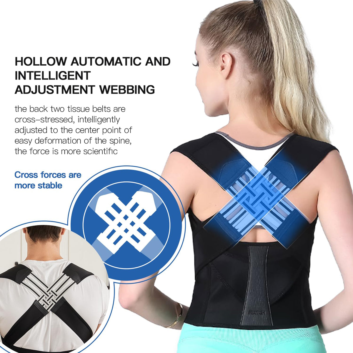 Posture Perfect | Adjustable Back Posture Corrector for Pain Relief | Unisex Design for Improved Alignment 2