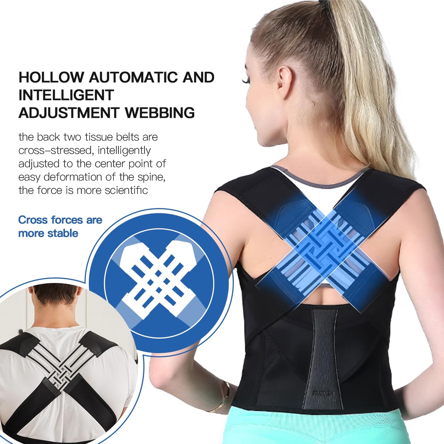 Posture Perfect | Adjustable Back Posture Corrector for Pain Relief | Unisex Design for Improved Alignment 2