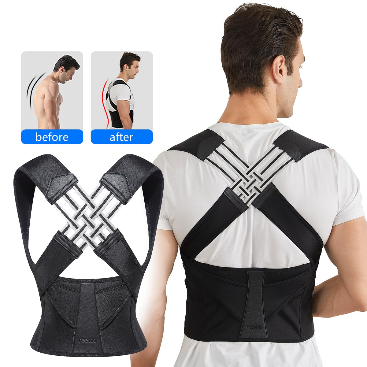 Posture Perfect | Adjustable Back Posture Corrector for Pain Relief | Unisex Design for Improved Alignment 4