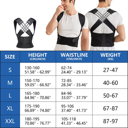 Posture Perfect | Adjustable Back Posture Corrector for Pain Relief | Unisex Design for Improved Alignment 5