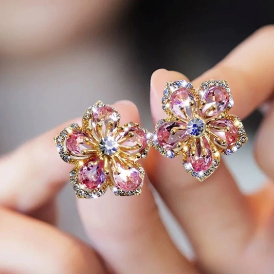 Radiant Silver Earrings Featuring Zirconia 0