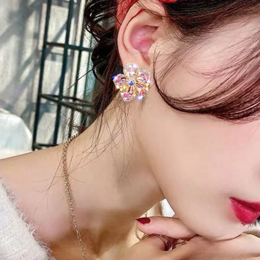 Radiant Silver Earrings Featuring Zirconia 2