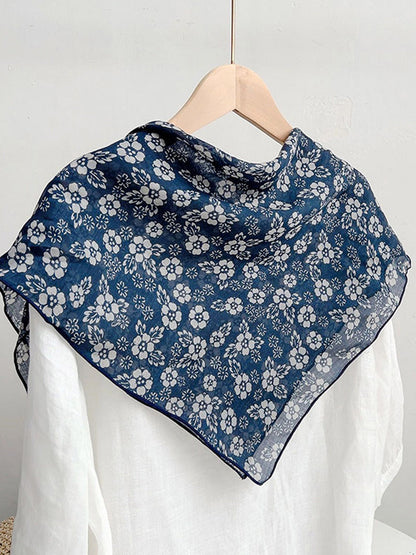 Ramie Vintage Print Handkerchief 2
